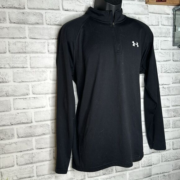 Under Armour Men's Wicking Tech 1/4 Zip Long Sleeve Shirt Size Large - Picture 3 of 5
